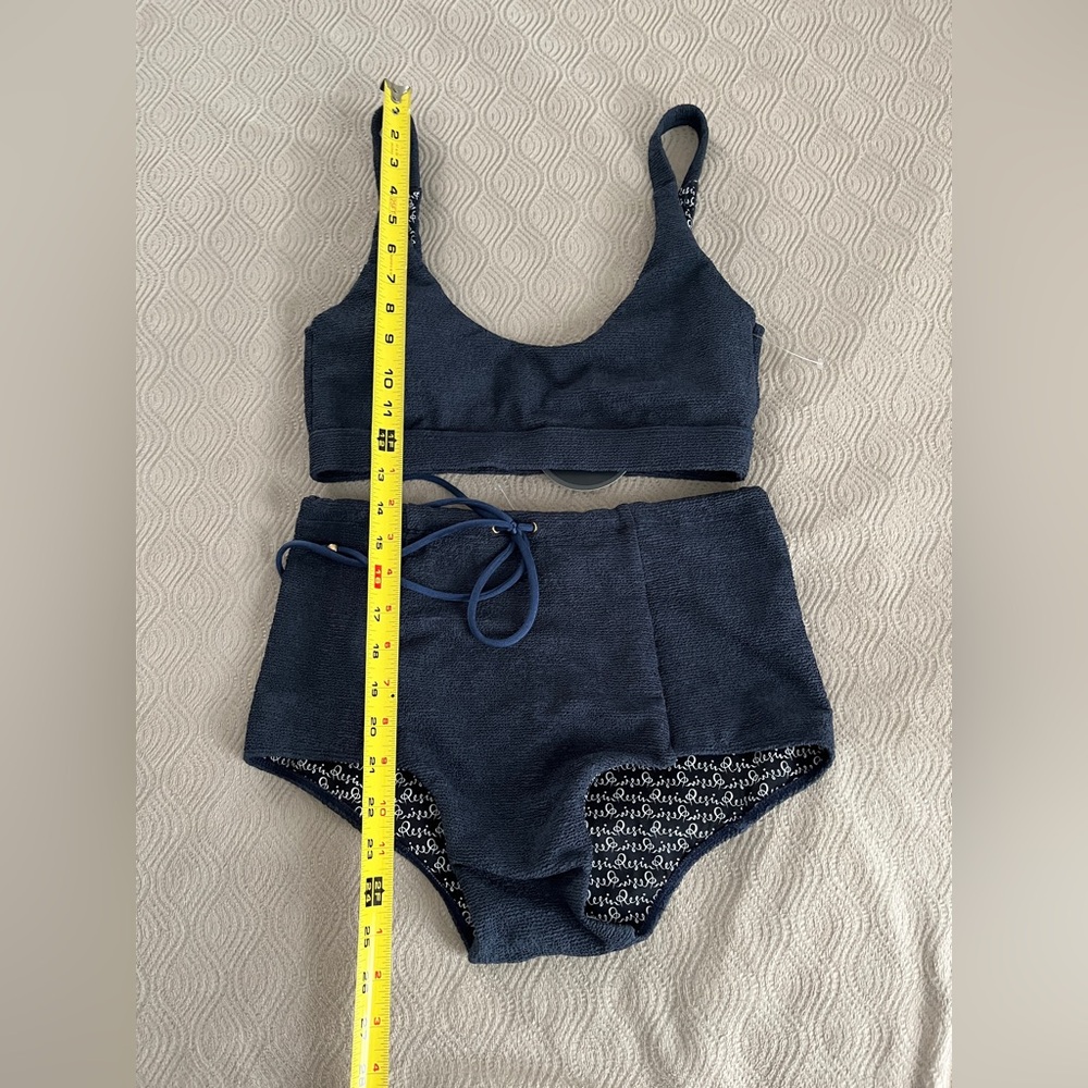 High-Waisted Tan Bikini Set - Picture 4 of 9